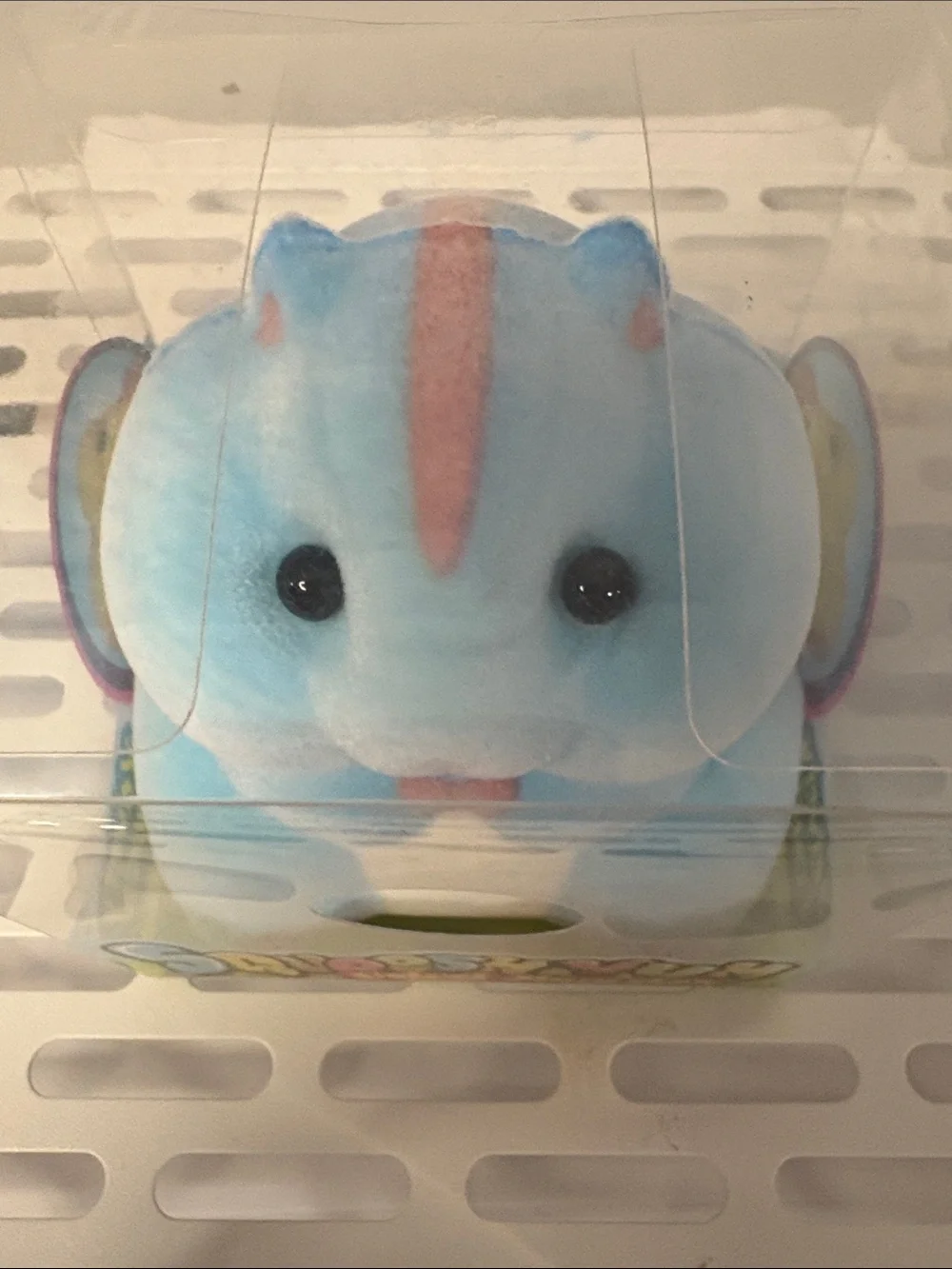 ✨ SqueeshYum VIRAL Velvet Hamster Squishy NWT Blue Slow Rise Sensory Toy 🐹